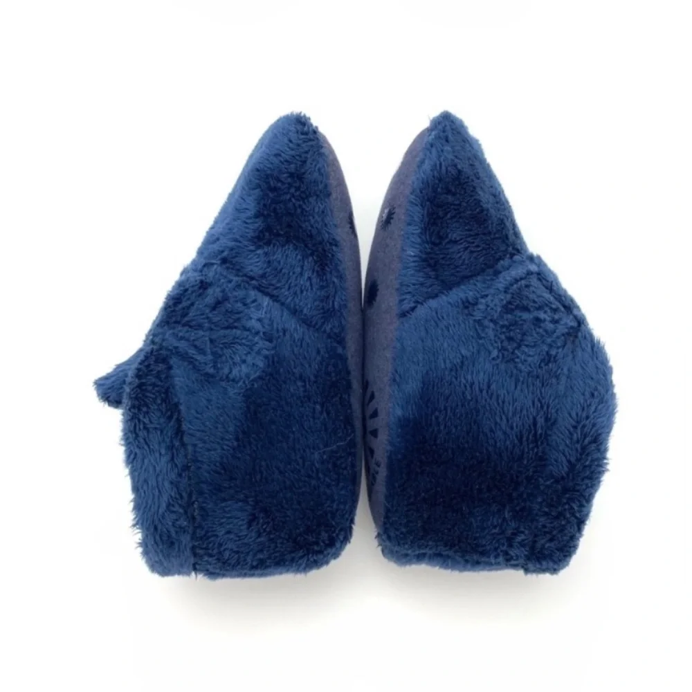 Ugg Bixbee Fleece Baby Shoes in Navy Blue Size 4/5 New with Box Style RN 88276